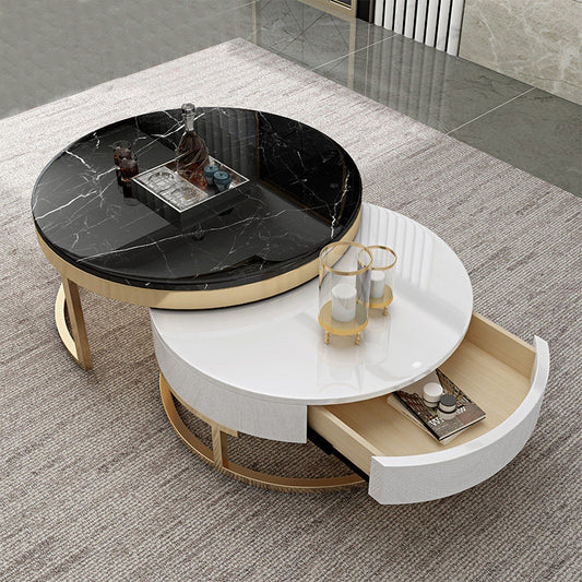 Marble Coffee Table Set