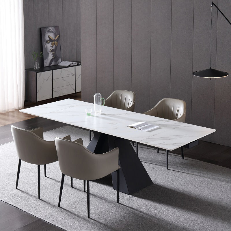Extendable Marble Dining Table