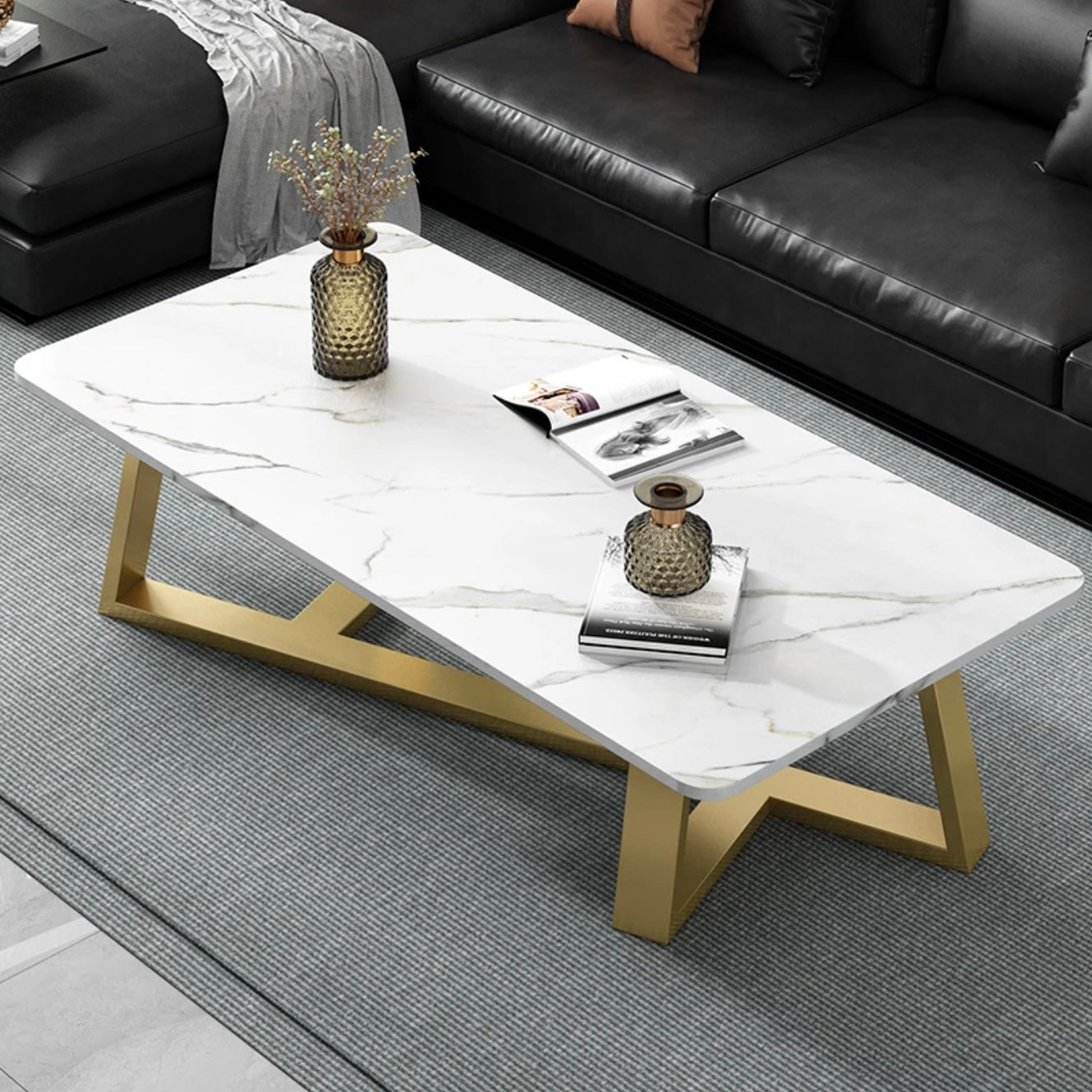 White Marble Coffee Table