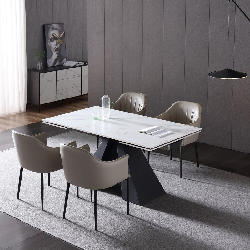 Extendable Marble Dining Table