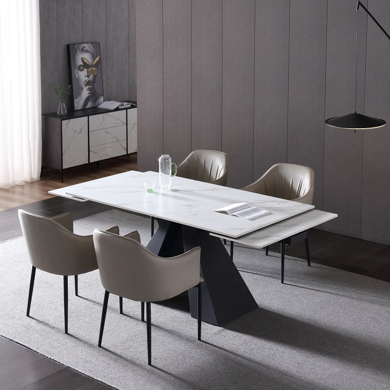 Extendable Marble Dining Table