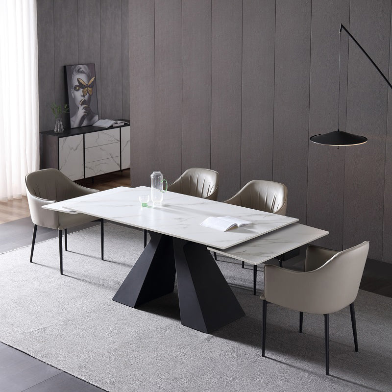 Extendable Marble Dining Table