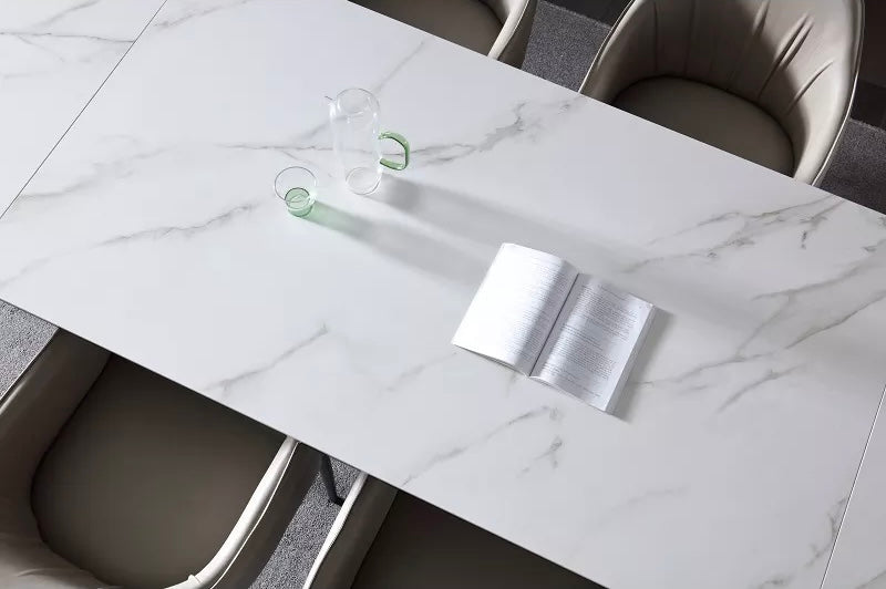 Extendable Marble Dining Table